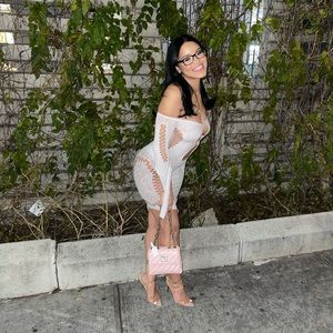 Poster girl the Charlotte dress color (bone)